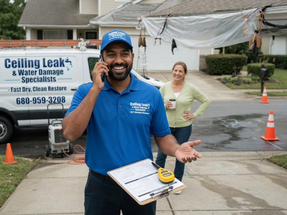 Ceiling Leak Cleanup Charlotte, TX FAQs